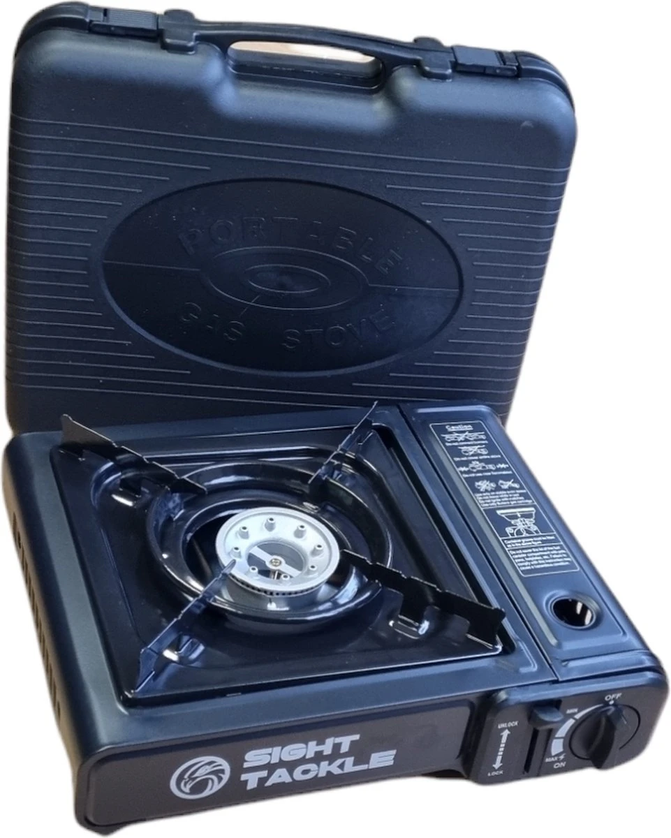 Camping Kookstel - Kooktoestel - Kampeer kookstel - Gasstel - Gaspit - Kookplaat - Elektronische ontsteking - 2 stuks Camping Kookstel - Kooktoestel - Kampeer Kookstel - Gasstel - Gaspit - Kookplaat - Elektronische Ontsteking - 2 Stuks -Bo-Camp Verkoop