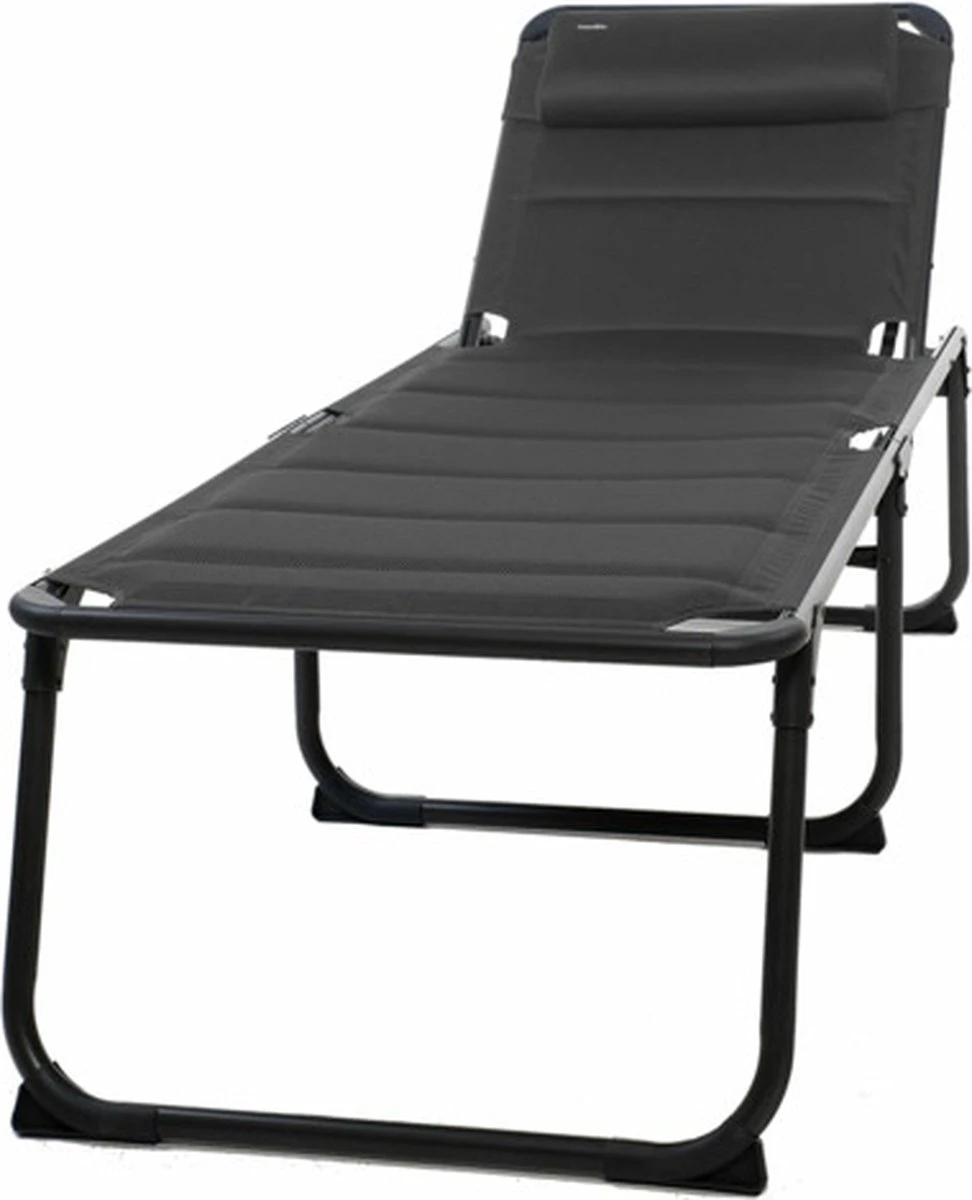 Travellife Barletta Ligbed - Antraciet / Donkergrijs Travellife Barletta Ligbed - Antraciet / Donkergrijs -Bo-Camp Verkoop
