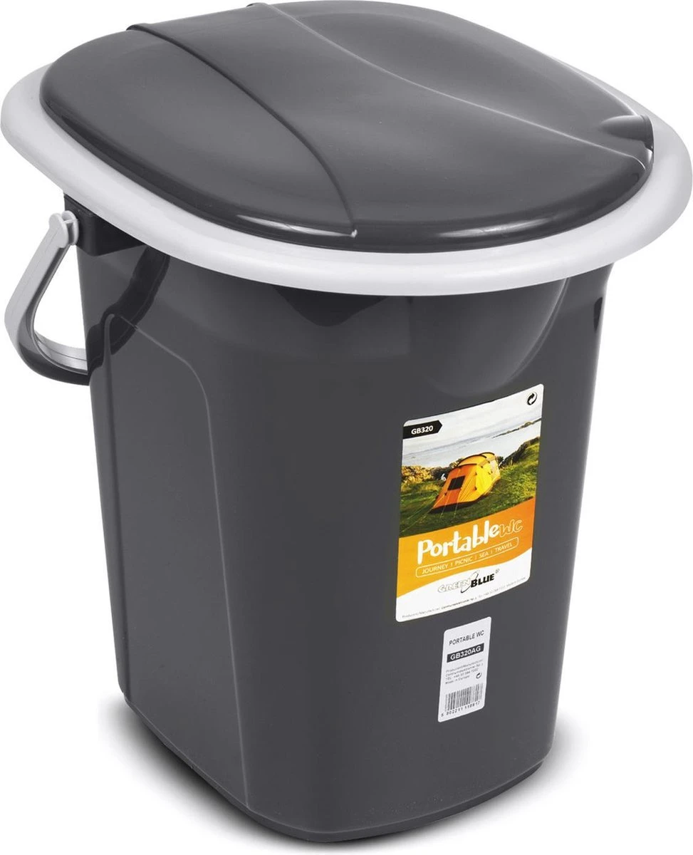 Campingtoilet 19L Mobiele toiletemmer Reistoilet Toiletemmer Toilet Mobiele camping Antraciet Campingtoilet 19L Mobiele Toiletemmer Reistoilet Toiletemmer Toilet Mobiele Camping Antraciet -Bo-Camp Verkoop 973x1200 1