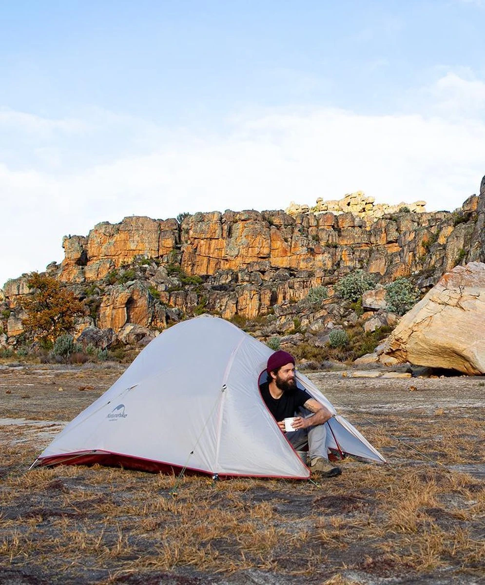 Cloud Up 1 Upgraded - Naturehike® - 1 persoons tent - Lichtgewicht tent - Incl. grondzeil - 210T 3000mm - Outdoor - Waterdicht - Hiking & Wandelen Cloud Up 1 Upgraded - Naturehike® - 1 Persoons Tent - Lichtgewicht Tent - Incl. Grondzeil - 210T 3000mm - Outdoor - Waterdicht - Hiking & Wandelen -Bo-Camp Verkoop 995x1200 2