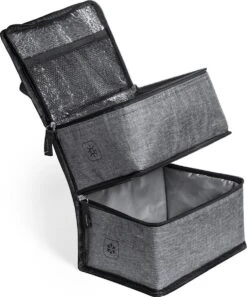 Merkloos Koeltas Met Dubbel Compartiment - Lunchtas - Koeltasje Lunch - Koelelementen - Koud - Warm - Isolatie - Volwassenen - Dames - Heren - 14 X 22 Cm - Polyester - RPET - Aluminium - Grijs 2 Merkloos Koeltas Met Dubbel Compartiment - Lunchtas - Koeltasje Lunch - Koelelementen - Koud - Warm - Isolatie - Volwassenen - Dames - Heren - 14 X 22 Cm - Polyester - RPET - Aluminium - Grijs -Bo-Camp Verkoop 997x1200 1